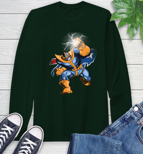 Buffalo Bills NFL Football Thanos Avengers Infinity War Marvel Long Sleeve T-Shirt 7