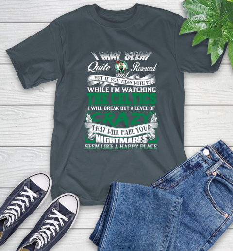 Boston Celtics NBA Basketball Don't Mess With Me While I'm Watching My Team T-Shirt 10