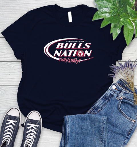 NBA A True Friend Of The Chicago Bulls Dilly Dilly Basketball Sports Women's T-Shirt 2