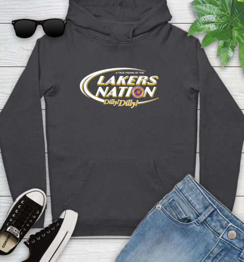 NBA A True Friend Of The Los Angeles Lakers Dilly Dilly Basketball Sports Youth Hoodie 8
