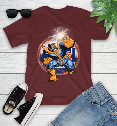 New York Mets MLB Baseball Thanos Avengers Infinity War Marvel Youth T-Shirt 14