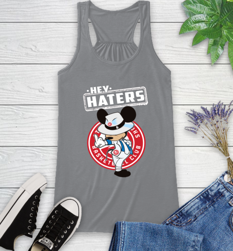 NBA Hey Haters Mickey Basketball Sports Atlanta Hawks Racerback Tank 4