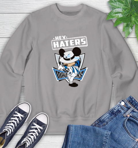 NBA Hey Haters Mickey Basketball Sports Dallas Mavericks Sweatshirt 5