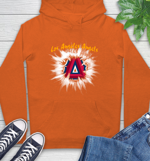Los Angeles Angels MLB Baseball Adoring Fan Rip Sports Hoodie 4