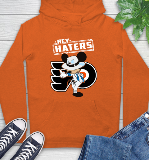 NHL Hey Haters Mickey Hockey Sports Philadelphia Flyers Hoodie 4