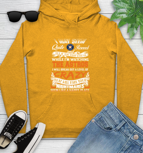 Houston Astros MLB Baseball Don't Mess With Me While I'm Watching My Team Youth Hoodie 2