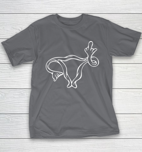 Middle Finger Uterus Youth T-Shirt 5