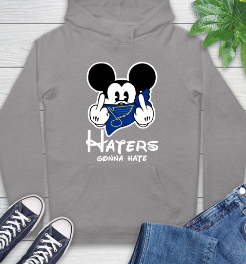 NHL St.Louis Blues Haters Gonna Hate Mickey Mouse Disney Hockey T Shirt Hoodie 6