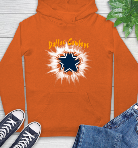 Dallas Cowboys NFL Football Adoring Fan Rip Sports Hoodie 4