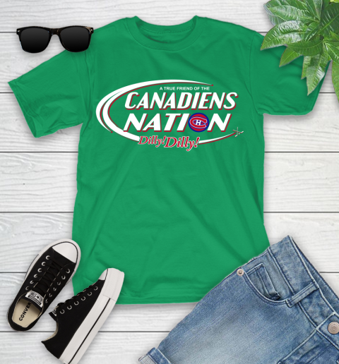 NHL A True Friend Of The Montreal Canadiens Dilly Dilly Hockey Sports Youth T-Shirt 8