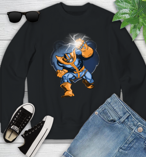 Memphis Grizzlies NBA Basketball Thanos Avengers Infinity War Marvel Youth Sweatshirt
