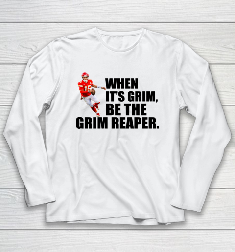 Mahomes Grim Reaper Shirt Long Sleeve T-Shirt