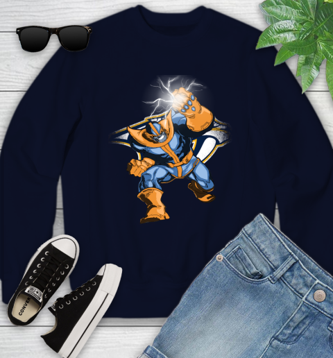 Nashville Predators NHL Hockey Thanos Avengers Infinity War Marvel Youth Sweatshirt 2