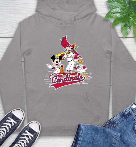MLB St.Louis Cardinals Mickey Mouse Donald Duck Goofy Baseball T Shirt Hoodie 6