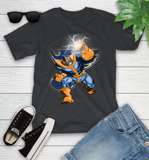 St.Louis Blues NHL Hockey Thanos Avengers Infinity War Marvel Youth T-Shirt