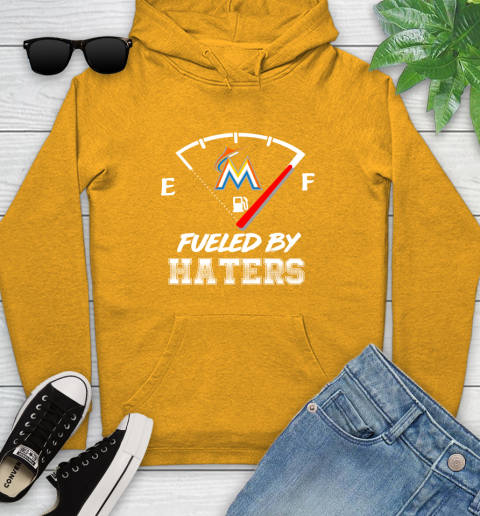 Miami Marlins MLB Baseball Fueled By Haters Sports Youth Hoodie 3 Miami Marlins MLB Baseball Fueled By Haters Sports Youth Hoodie - Image 3