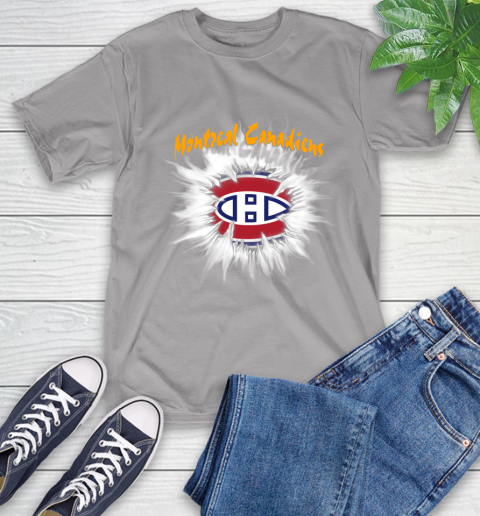 Montreal Canadiens NHL Hockey Adoring Fan Rip Sports T-Shirt 6