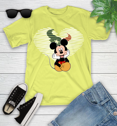 NFL Houston Texans The Heart Mickey Mouse Disney Football T Shirt_000 Youth T-Shirt 10