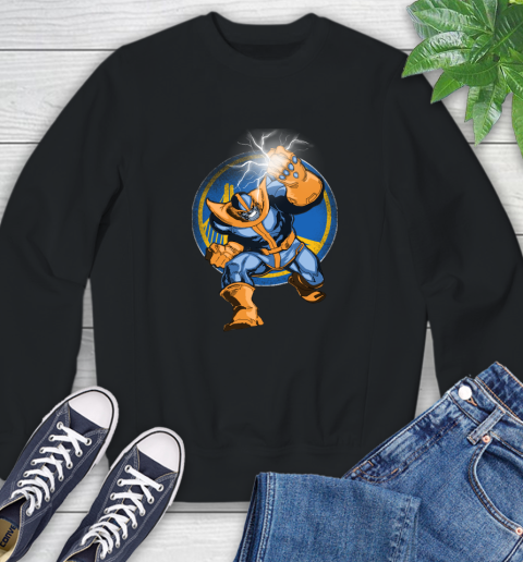 Golden State Warriors NBA Basketball Thanos Avengers Infinity War Marvel Sweatshirt