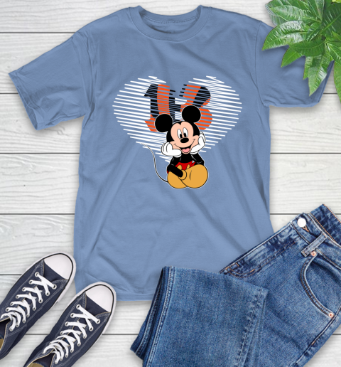 NFL Cincinnati Bengals The Heart Mickey Mouse Disney Football T Shirt_000 T-Shirt 12