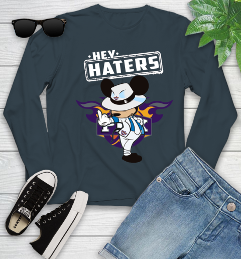 NBA Hey Haters Mickey Basketball Sports Phoenix Suns Youth Long Sleeve 9