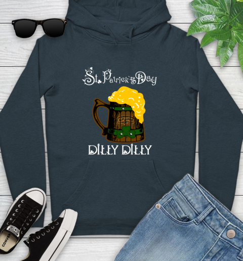 NBA San Antonio Spurs St Patrick's Day Dilly Dilly Beer Basketball Sports Youth Hoodie 10