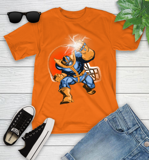 Cleveland Browns NFL Football Thanos Avengers Infinity War Marvel Youth T-Shirt 9