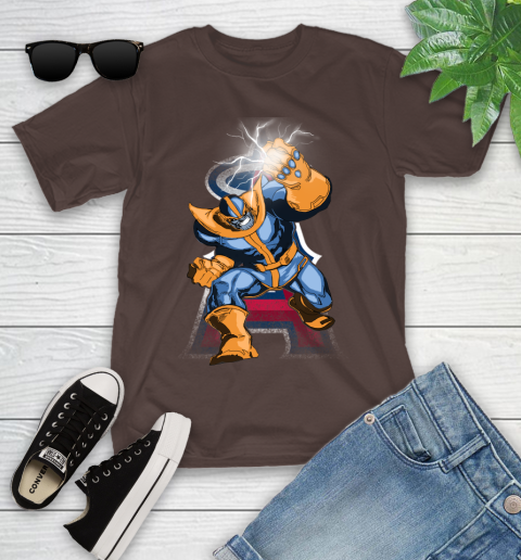 Los Angeles Angels MLB Baseball Thanos Avengers Infinity War Marvel Youth T-Shirt 7