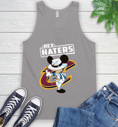 NBA Hey Haters Mickey Basketball Sports Cleveland Cavaliers Tank Top 3
