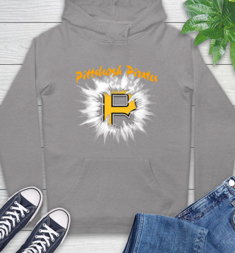 Pittsburgh Pirates MLB Baseball Adoring Fan Rip Sports Hoodie 6
