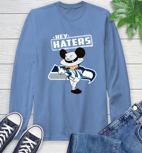 NFL Hey Haters Mickey Football Sports Seattle Seahawks Long Sleeve T-Shirt 12