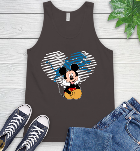 NFL Detroit Lions The Heart Mickey Mouse Disney Football T Shirt_000 Tank Top 6