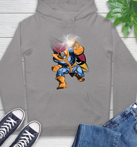Arizona Cardinals NFL Football Thanos Avengers Infinity War Marvel Hoodie 6