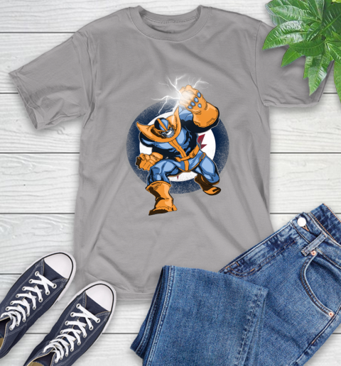 Winnipeg Jets NHL Hockey Thanos Avengers Infinity War Marvel T-Shirt 6