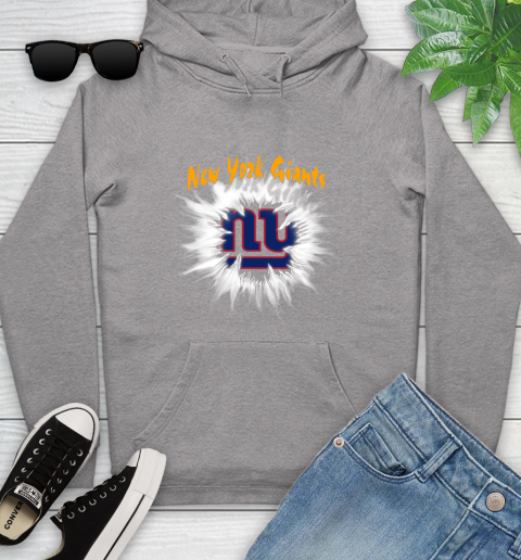 New York Giants NFL Football Adoring Fan Rip Sports Youth Hoodie 6