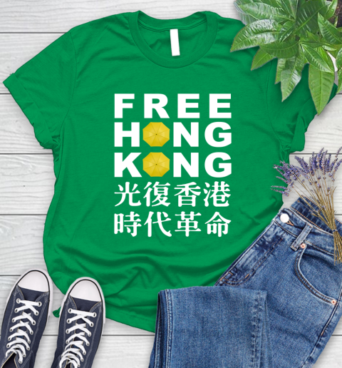 Free Hong Kong Women's T-Shirt 9