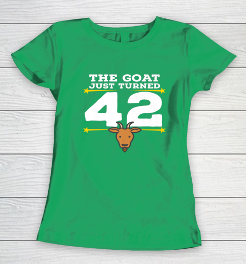 The Goat Just Turned 42 42nd Birthday Goat Women's T-Shirt 12