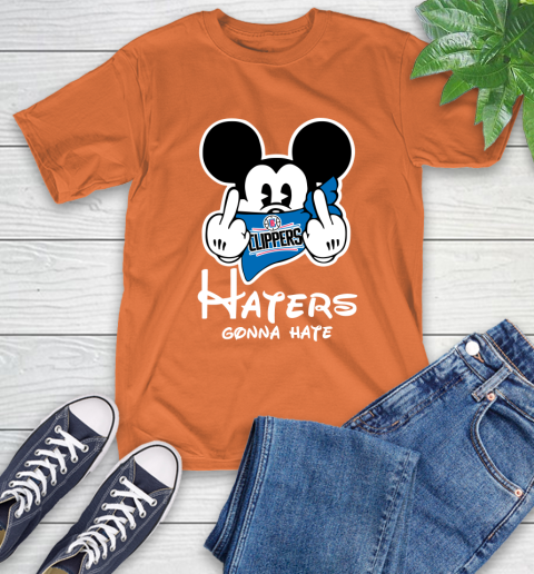 NBA LA Clippers Haters Gonna Hate Mickey Mouse Disney Basketball T Shirt T-Shirt 4