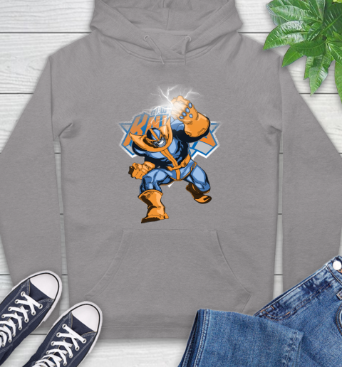 New York Knicks NBA Basketball Thanos Avengers Infinity War Marvel Hoodie 6
