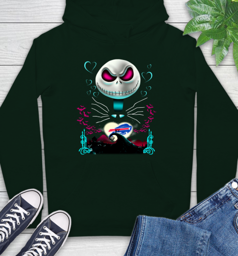 NFL Buffalo Bills Jack Skellington Sally The Nightmare Before Christmas Football Hoodie 12