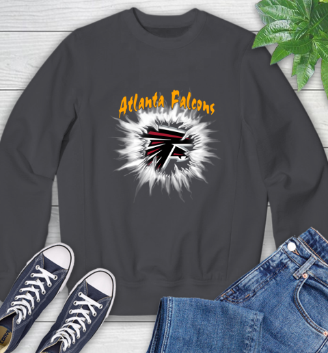 Atlanta Falcons NFL Football Adoring Fan Rip Sports Sweatshirt 6