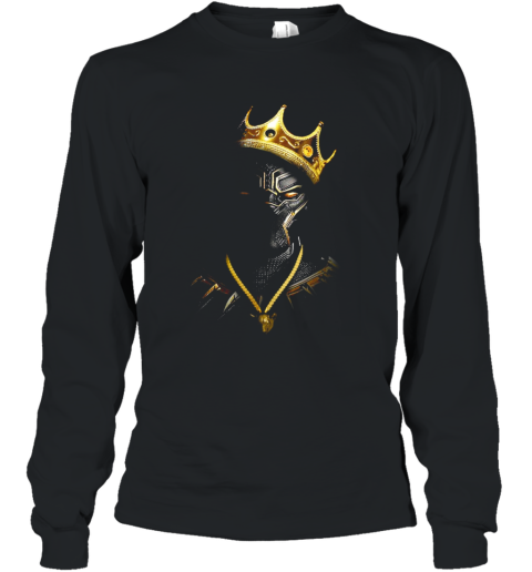 Black Panther Crown Cat T shirt hoodie sweater Long Sleeve