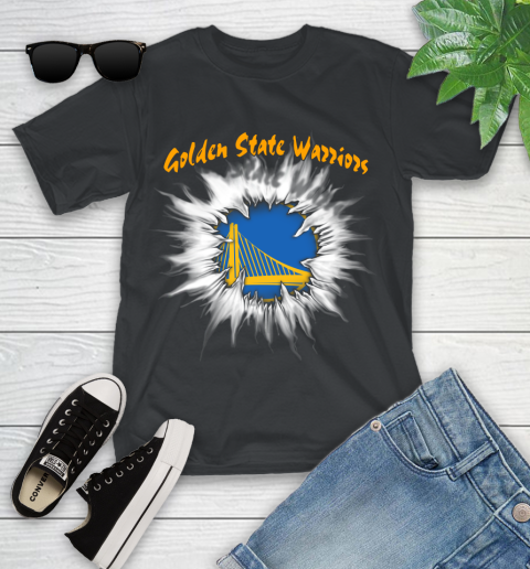 Golden State Warriors NBA Basketball Rip Sports Youth T-Shirt