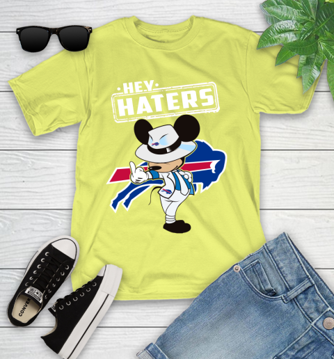NFL Hey Haters Mickey Football Sports Buffalo Bills Youth T-Shirt 10