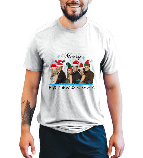 Friends TV Show T Shirt, Friends Shirt, Friends Characters T Shirt, Merry Friendsmas Tshirt, Christmas Gifts