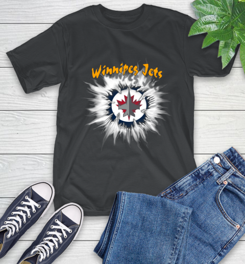 Winnipeg Jets NHL Hockey Adoring Fan Rip Sports T-Shirt