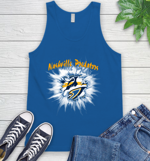 Nashville Predators NHL Hockey Adoring Fan Rip Sports Tank Top 4