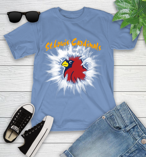 St.Louis Cardinals MLB Baseball Adoring Fan Rip Sports Youth T-Shirt 15