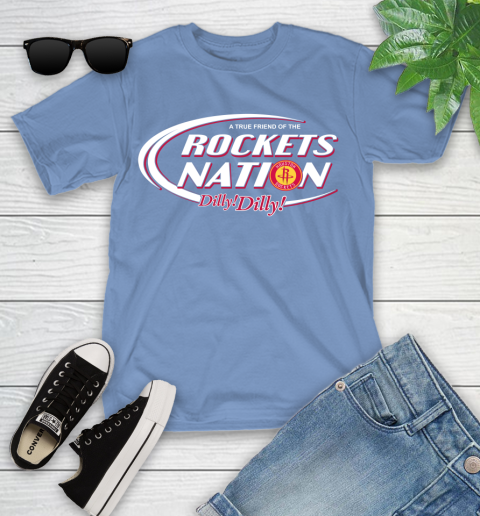 NBA A True Friend Of The Houston Rockets Dilly Dilly Basketball Sports Youth T-Shirt 15