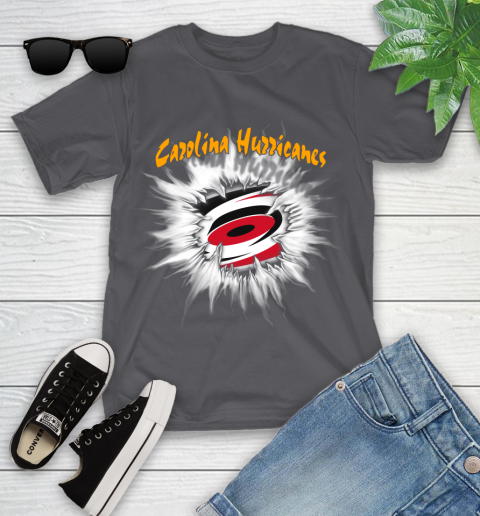 Carolina Hurricanes NHL Hockey Adoring Fan Rip Sports Youth T-Shirt 6